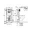 GROHE RAPID SL инсталляция для подвесного унитаза - 1