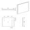 GEBERIT OPTION BASIC зеркало 90*65см, с 2х сторонней подсветкой(500.589.00.1) - 1