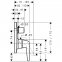 Смеситель для ванны Hansgrohe AXOR BOUROULLEC 19421000 - 1