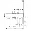 Смеситель для ванны Hansgrohe AXOR STARCK 10402000 - 1