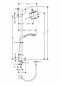 Душевая система Hansgrohe SHOWERPIPE 27206000 - 1