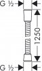 Шланг душевой Hansgrohe SENSOFLEX 28132000 - 1