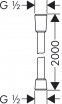 Душевой шланг Hansgrohe ISIFLEX 28188000 - 1