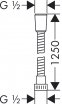 Шланг душевой Hansgrohe METAFLEX 28262000 - 1
