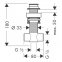 Излив для ванны Hansgrohe 96125000 - 1
