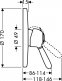 Смеситель для душа Hansgrohe AXOR CARLTON 17615000 - 1