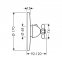 Термостат для душа Hansgrohe AXOR CARLTON 17716000 - 1