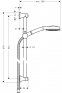Душевой набор Hansgrohe CROMA 27769000(BR) - 1