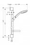 Душевой набор Hansgrohe CROMA 27777000 - 1