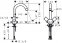 Смеситель для раковины Hansgrohe LOGIS 71221000 - 1