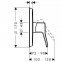 Смеситель для душа Hansgrohe METRIS 31676000 - 1