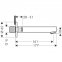Излив для ванны Hansgrohe 14420000 - 1