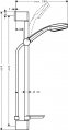 Душевой набор Hansgrohe MONSOON ECO 27335400 - 1