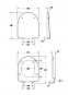 KOLO NOVA PRO сиденье с крышкой твердое, из материала Duroplast Soft Close - 1