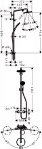 Душевая система Hansgrohe RAINDANCE SELECT 27116000 - 1
