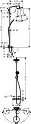 Душевая система Hansgrohe RAINDANCE SELECT 27117000 - 1