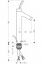 Смеситель для раковины Hansgrohe AXOR STARCK 10020000 - 1