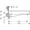 Излив для ванны Hansgrohe AXOR STARCK 10426000 - 1