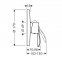 Смеситель в душевую кабину Hansgrohe AXOR STARCK 10615000 - 1