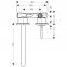 Смеситель для раковины Hansgrohe AXOR STEEL 35116800 - 1