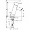 Смеситель для раковины Hansgrohe TALIS 32040000 - 1