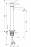 Смеситель для раковины Hansgrohe AXOR UNO2 38027000 - 1