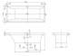 VILLEROY & BOCH SQUARO ванна 180*80см в комплекте с ножками(UBQ180SQR2V-01) - 1