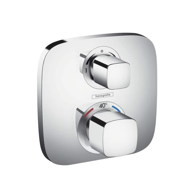 Термостат с запорным/ переключающим вентилем Hansgrohe ECOSTAT E 15708000 - 28739