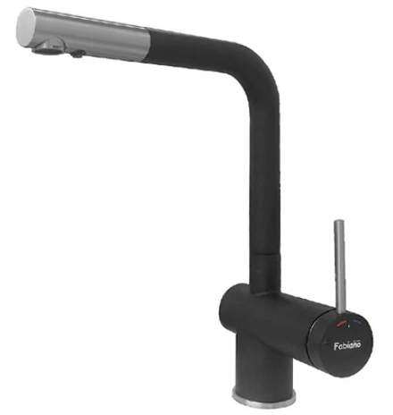 Смеситель для кухни Fabiano FKM 31.12 SS Antracit - 33533