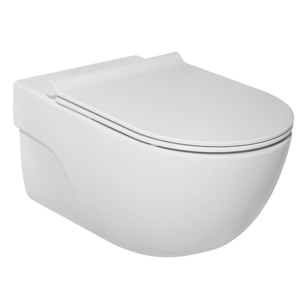 ROCA MERIDIAN Rimless унитаз подвесной, с сиденьем Slim, с системой плавного опускания(A34H240000)