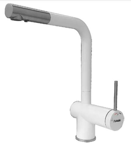 Смеситель для кухни Fabiano FKM 31.12 SS Alpine White - 33535