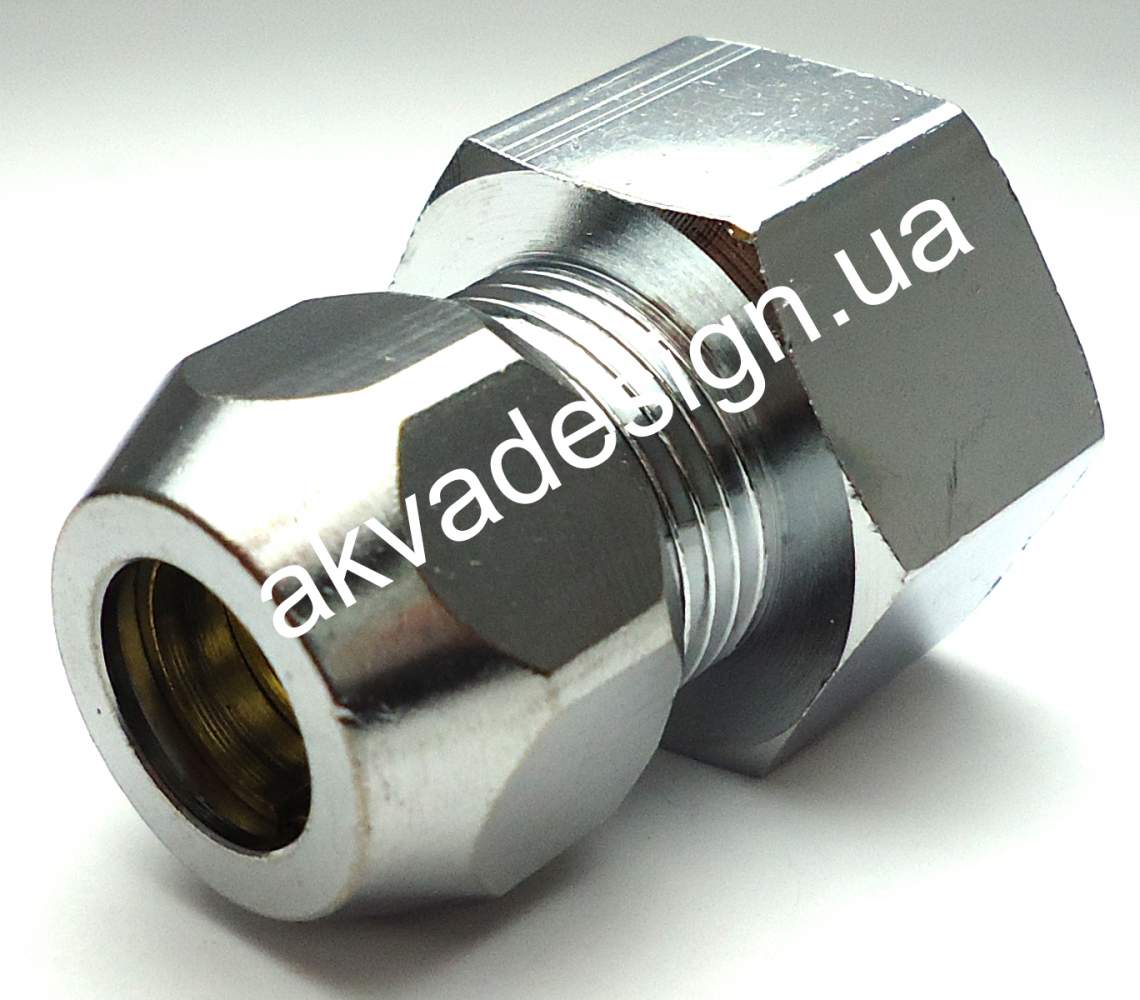 Переходник зажимной (цанговый) внутренний Albertoni Ø 10х1/2" (414) - 33424