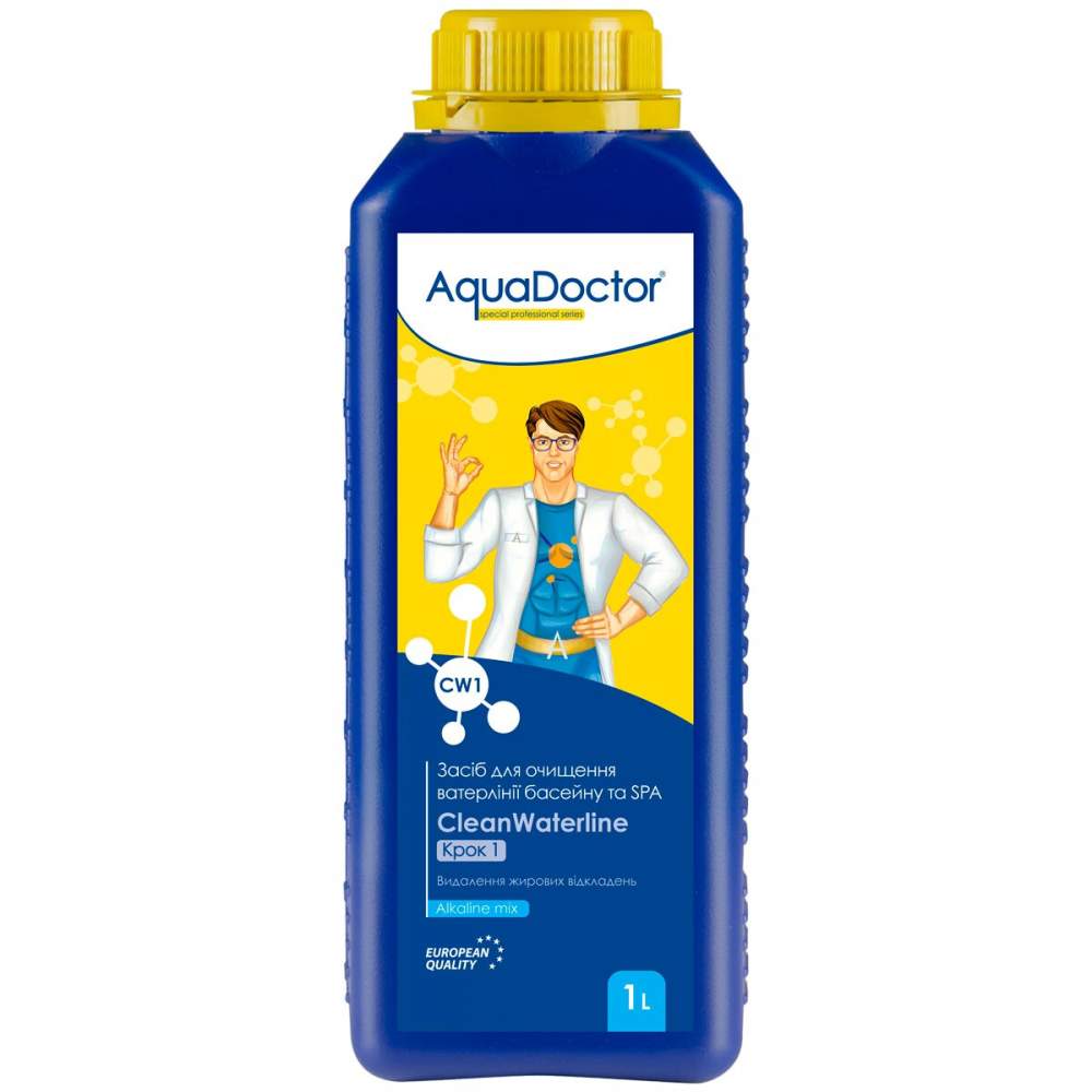 Средство для очистки ватерлинии бассейна и СПА AquaDoctor CW CleanWaterline Шаг 1 - 33737