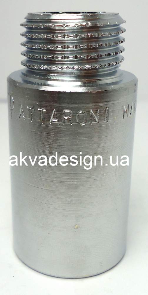 Удлинитель хромированный 1/2"х40мм ВН Pattaroni (F194CR013) - 33278