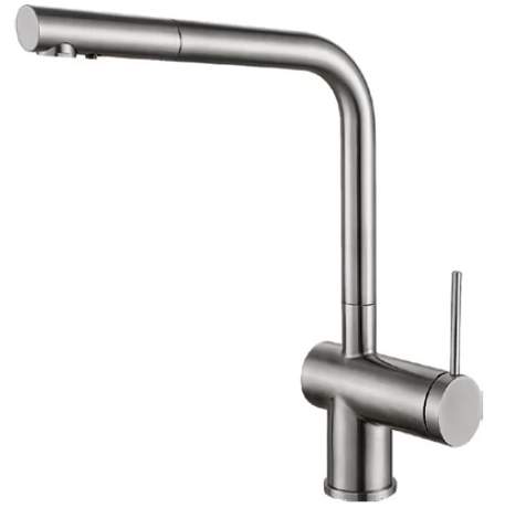 Смеситель для кухни Fabiano FKM 31.12 SS Inox - 33538