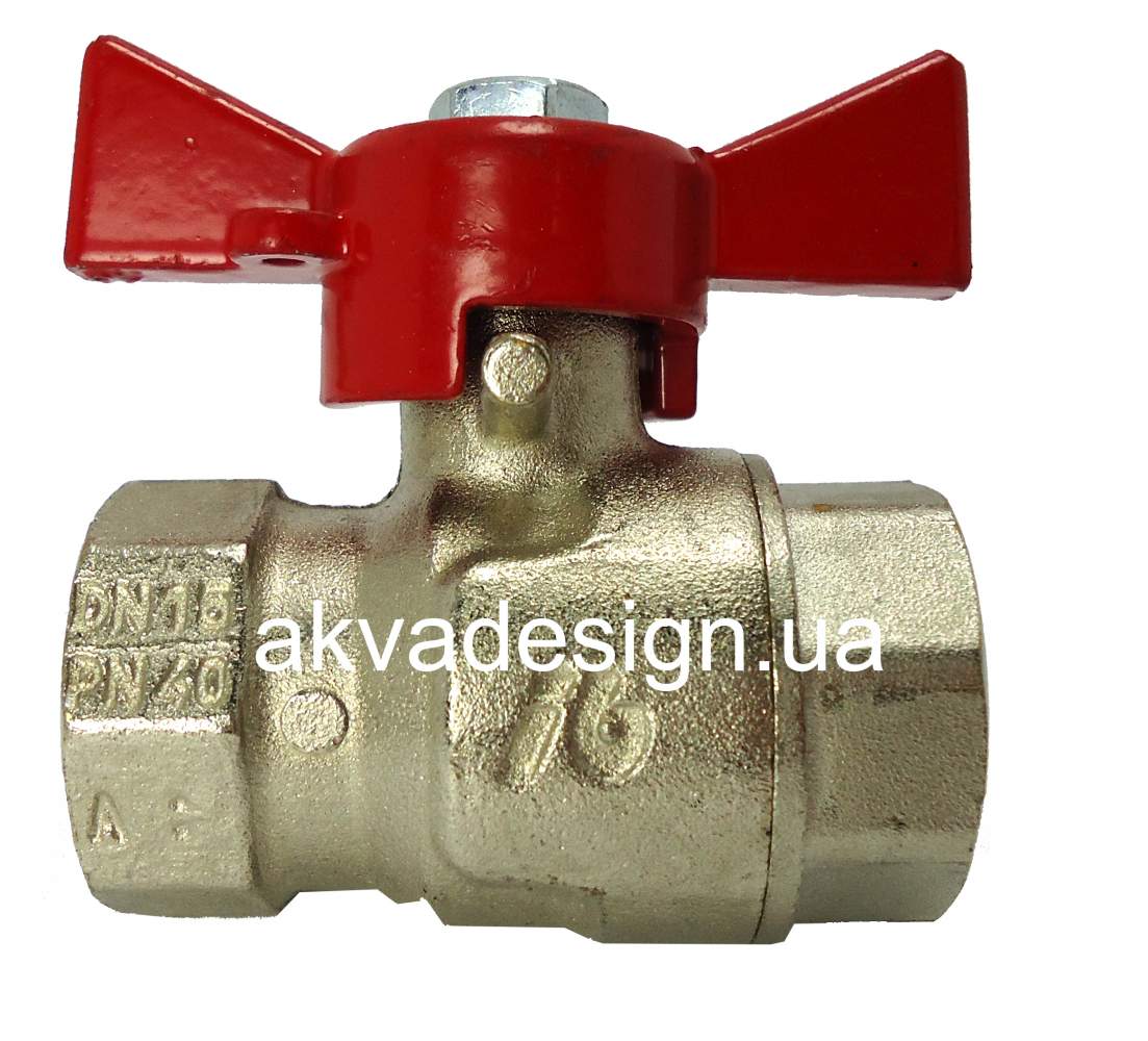 Кран шаровой 1/2" ВВ  Bonomi Tamigi (76020004R) - 33270