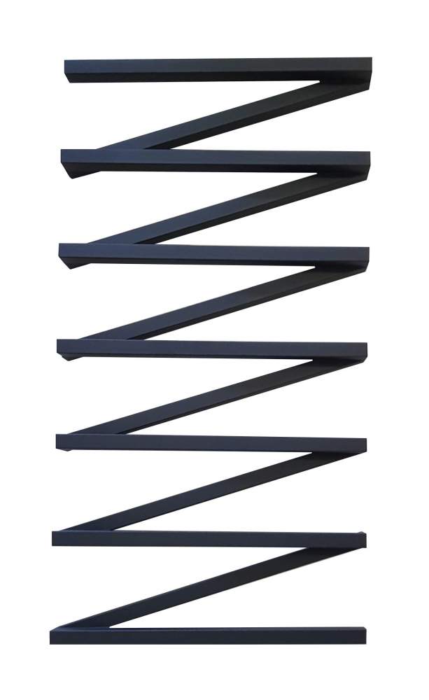 Полотенцесушитель Genesis Aqua ZigZag 120x53 см водяной черный, белый, серый - 34168