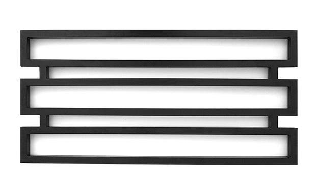 Полотенцесушитель Genesis Aqua Omnia 120x55 см водяной черный, белый, серый