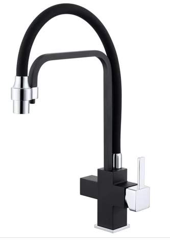 Смеситель для кухни Fabiano FKM 31.11 Matt Black 02 - 33560