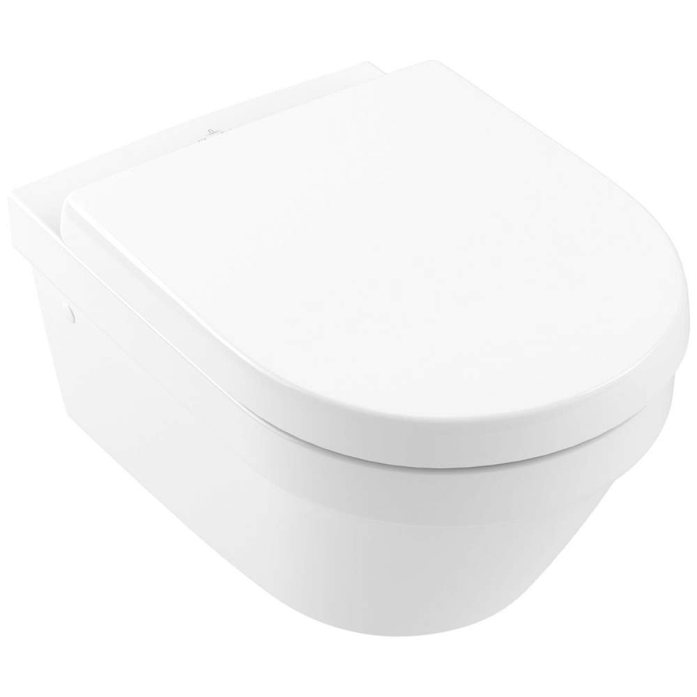 VILLEROY & BOCH ARCHITECTURA NEW унитаз подвесной 37*53см, DirectFlush, в комплекте с сидением с функцией Slow closing(4694HR01) - 34047