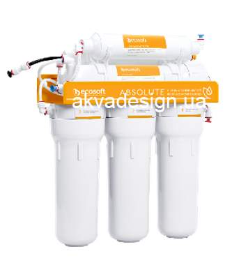 Осмос Ecosoft Absolute 6-50M з мінералізатором та функцією економії води - 33935