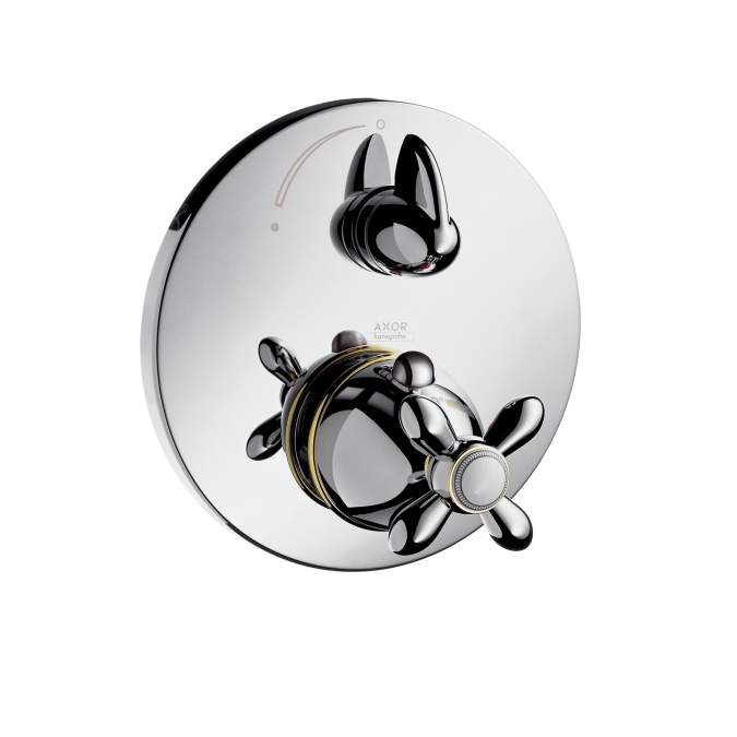 Термостат с запорным вентелем Hansgrohe AXOR CARLTON 17705090 - 28733
