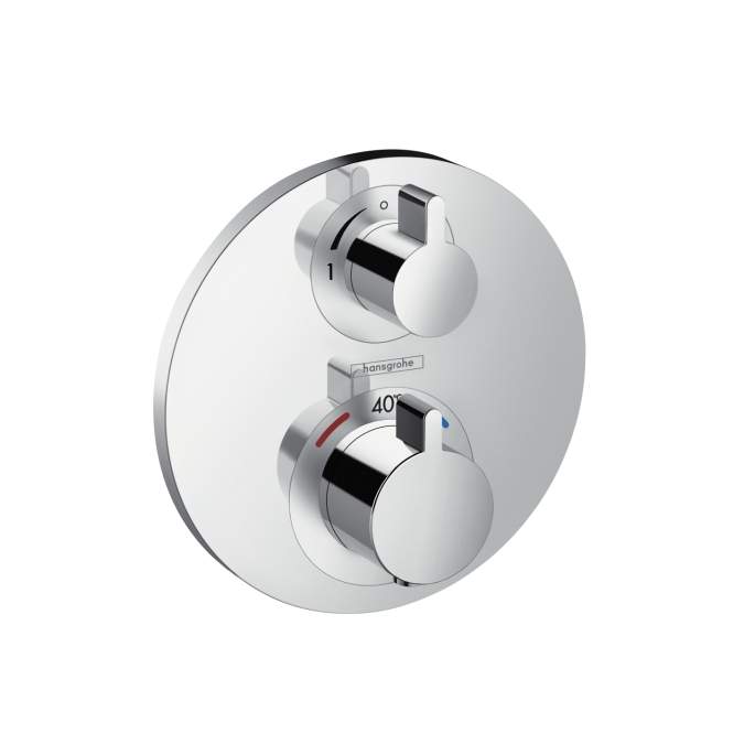 Термостат с запорным вентилем Hansgrohe ECOSTAT S 15757000 - 28736