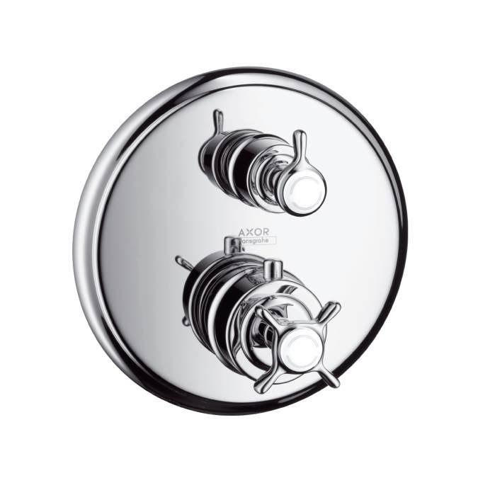 Термостат с запорным /переключающим вентилем Hansgrohe AXOR MONTREUX 16820820