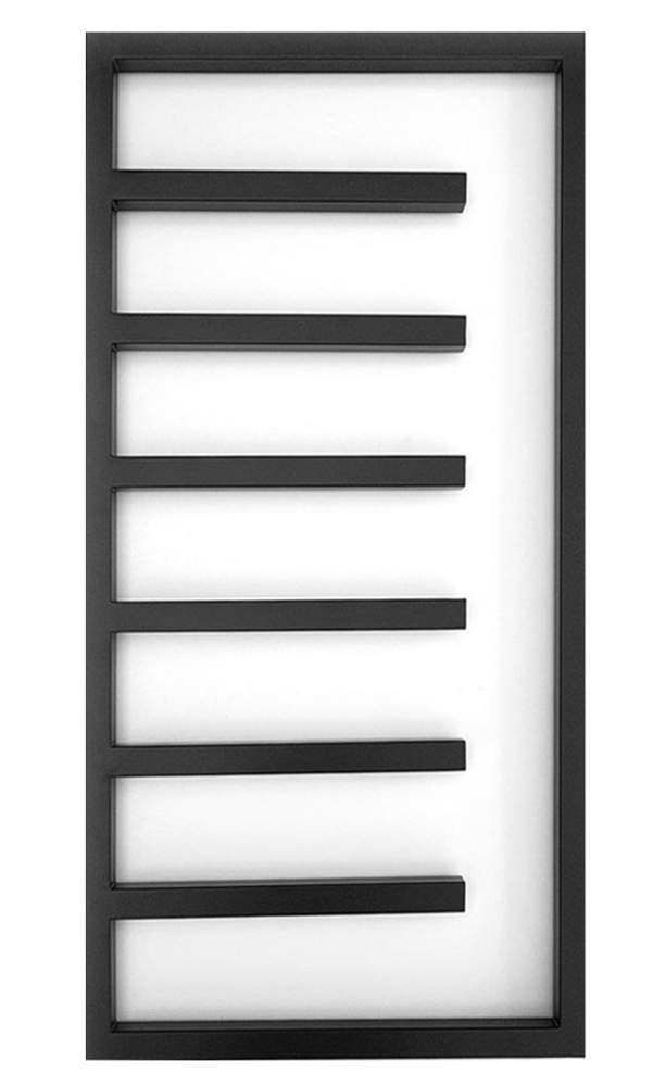 Полотенцесушитель Genesis Aqua Combo 120x53 см электрический черный, белый, серый