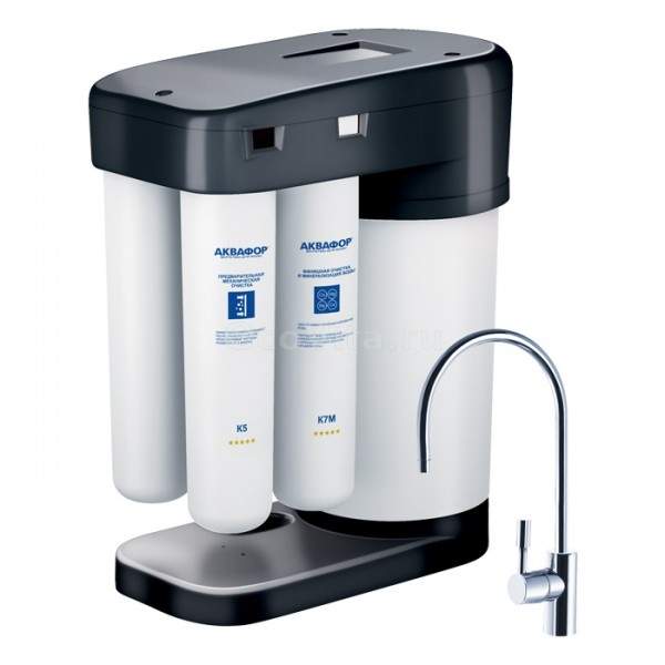 Фiльтр зворотного осмосу Аквафор Моріон DWM-102-12M-S4 (Black Edition) - 32081