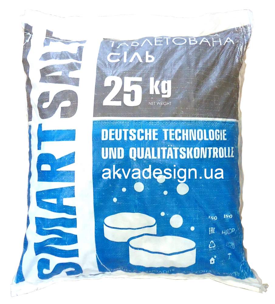 Соль таблетированная Smartsalt для фильтра 25кг - 34209
