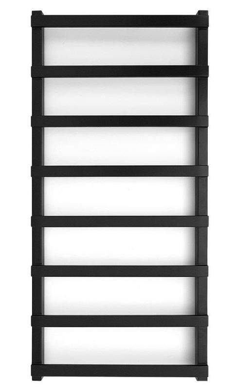 Полотенцесушитель Genesis Aqua Basis Light 120x53 см водяной черный, белый, серый - 34133