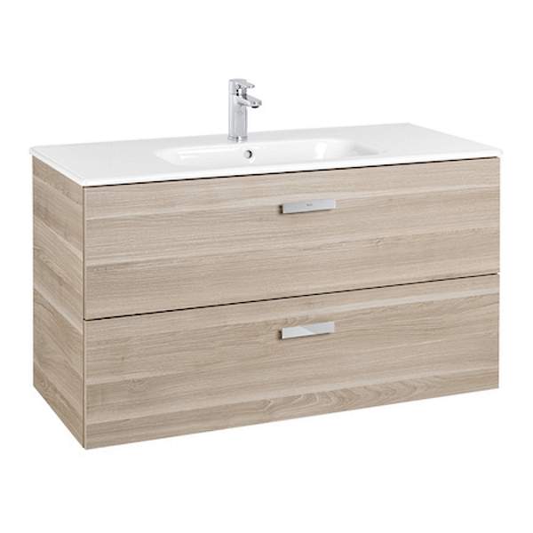 ROCA VICTORIA BASIC тумба с умывальником 100см, цвет береза(A855851422)