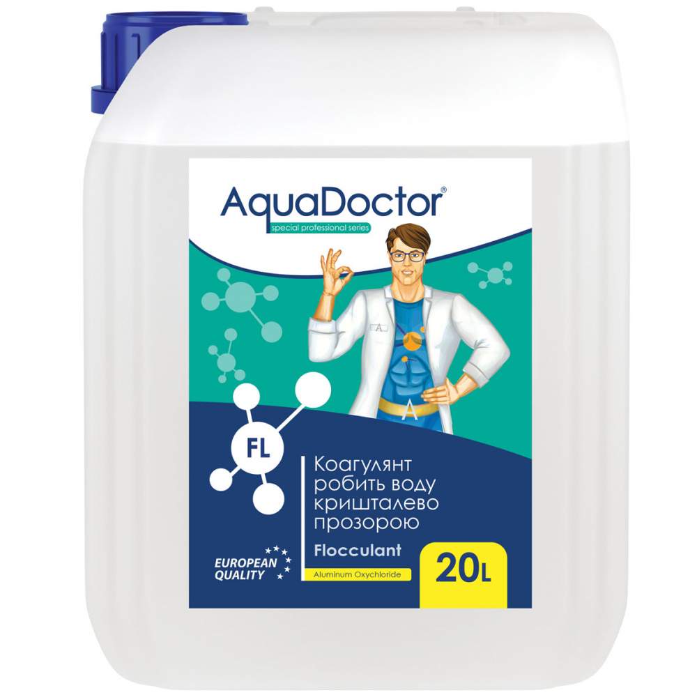 Жидкое коагулирующее средство AquaDoctor FL(20л) - 33751